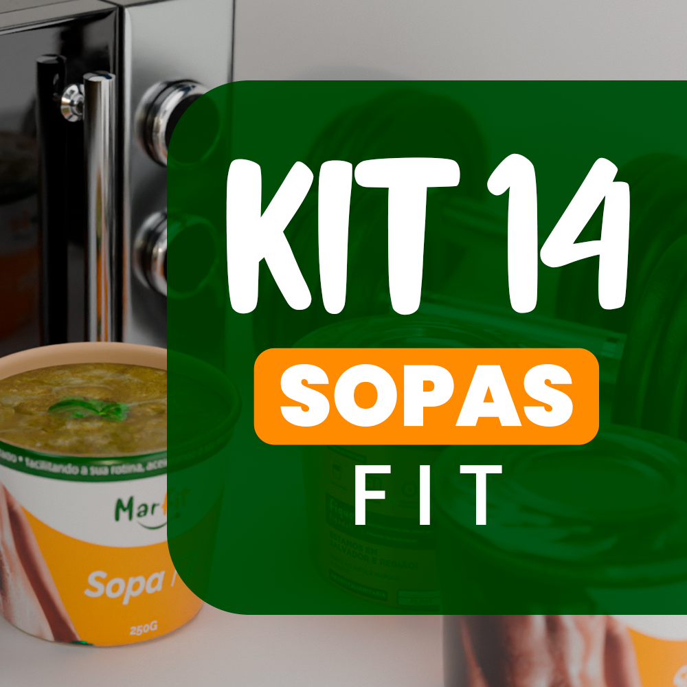 Kit Sopas Fit Jantar Emagrecimento 14 Dias
