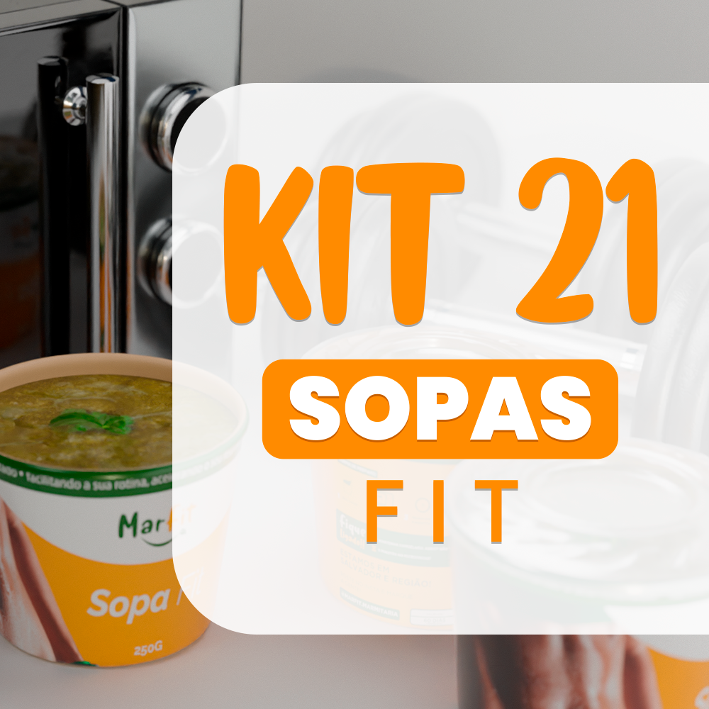 Kit Sopas Fit Jantar Emagrecimento 21 Dias